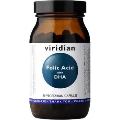 Viridian Folic Acid with DHA [90 капсули]