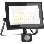 Mexen Luxpro+ LED прожектор с датчик за движение, 50W, Студена - 6500K, 5500 lm, черен (L236-050-65-70)