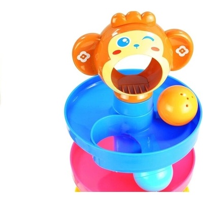 LEAN TOYS Guľová dráha opica