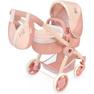 De Cuevas Toys 80574 Сгъваема количка за кукли 3 в 1 с чанта Tulipe 2025 - 70 см (6-80574)