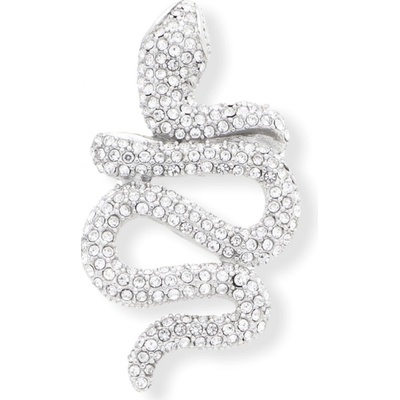 Ewena Přívěsek stříbrný Had z chirurgické oceli se zirkony SJH537