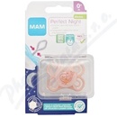 Mam šidítko Perfect Night silikon se sterilizačním boxem s ptáčkem lososová