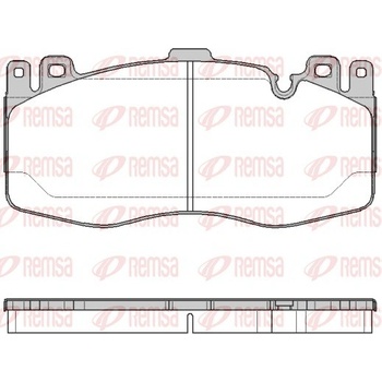 Sada brzdových platničiek kotúčovej brzdy REMSA 1742.00