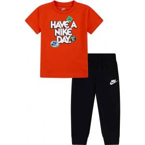 NIKE Soa Fleece short sleeve set - Black (Black)