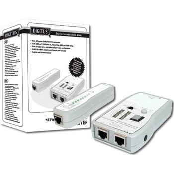 Digitus Cable tester síťových kabelů - RJ45, BNC