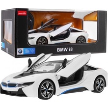 RASTAR Auto na diaľkové ovládanie R/C BMW i8 biele 1:14