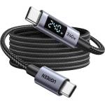 UGREEN L530 кабел за данни Type-C - Type-C, 300 см, ЧЕРЕН (65868)