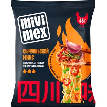 MIVIMEX инстантни спагети пиле съчуански микс