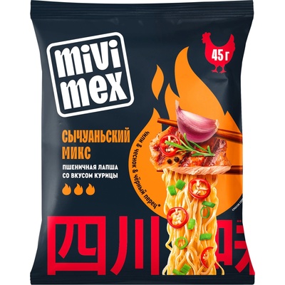 MIVIMEX инстантни спагети пиле съчуански микс