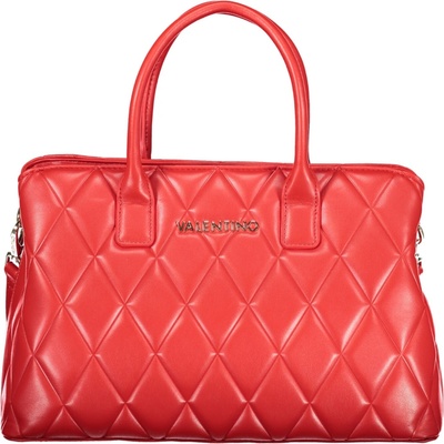 Valentino Bags praktická dámska kabelka s dvojitými rukoväťami a nastaviteľným popruhom 34x23x13 cm červená