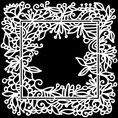 Šablona TCW 12"x12" (30,5x30,5 cm) - Garden Frame – Zboží Dáma