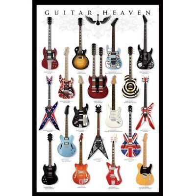 Plagát, Obraz - Guitar heaven, 61 × 91.5 cm