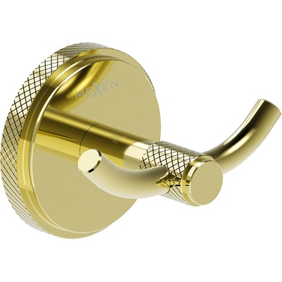Mexen Gravo двоен кука за кърпи, златен - 70A93012-50 (70A93012-50)