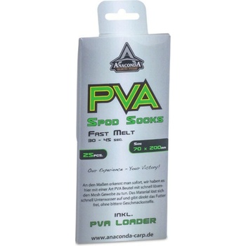 Anaconda PVA vrecká Fast Melt Spod Socks 70x200mm 25ks