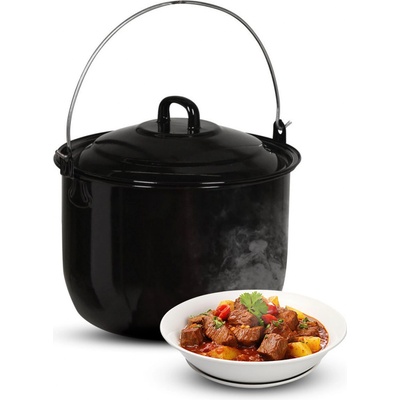 PROGARDEN KO-C83504060 Smaltovaný kotlík s poklicí 6,7 l