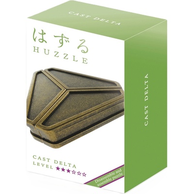 Hanayama Метален логически пъзел Hanayama - Cast Puzzle Delta Huzzle (515037)