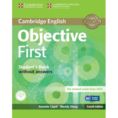 OBJECTIVE FIRST 4/E SB WO/K +CD-ROM