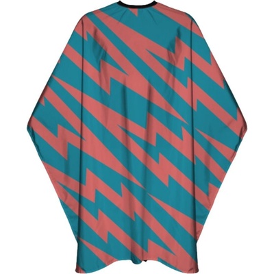 Marmara Barber Capes BCP-PT-PINK THUNDER ružovo-tyrkysová s bleskami