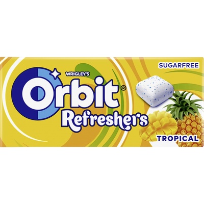 Orbit Refreshers Tropical žvýkačky 17,9 g
