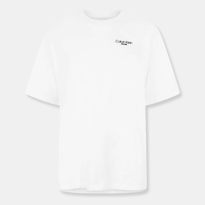 Calvin Klein Jeans Тениска Calvin Klein Jeans Men's Regular Fit Back Print T-Shirt - Brill White YAA