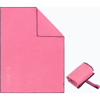 AQUASTIC Бързосъхнеща кърпа AQUASTIC Havlu M розова