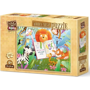 Art Puzzle Дървен пъзел Art Puzzle от 100 части - Училище в гората (5903)