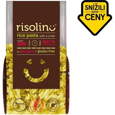 Risolino Rýžové těstoviny vřetena s kurkumou 300 g
