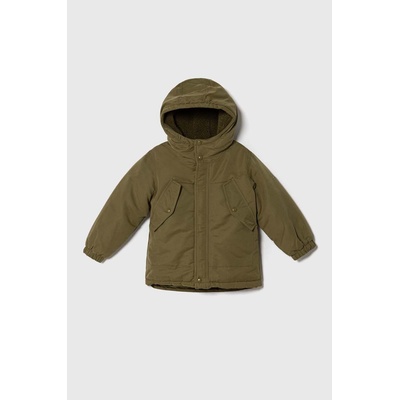 Benetton Детско яке United Colors of Benetton в зелено (23M5GN01V.P.SEASONAL)