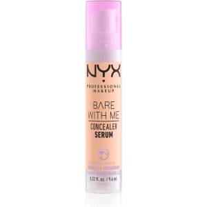 NYX Cosmetics Bare With Me Concealer Serum овлажняващ коректор 2 в 1 цвят 2.5 Medium Vanilla 9, 6ml