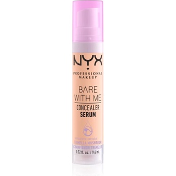 Image 1 of NYX Cosmetics Bare With Me Concealer Serum овлажняващ коректор 2 в 1 цвят 2.5 Medium Vanilla 9, 6ml