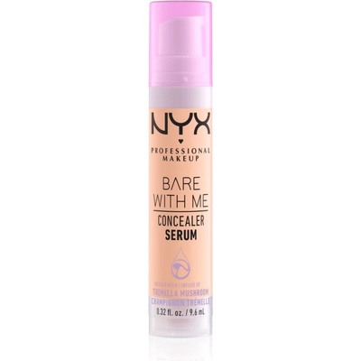 NYX Cosmetics Bare With Me Concealer Serum овлажняващ коректор 2 в 1 цвят 2.5 Medium Vanilla 9, 6ml