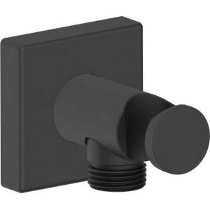 Duravit - Коляно за душ с държач, матово черно UV0630010046 (UV0630010046)