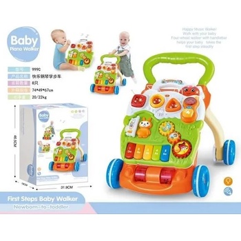 Image 1 of Moni Музикална играчка за прохождане Baby Piano Walker