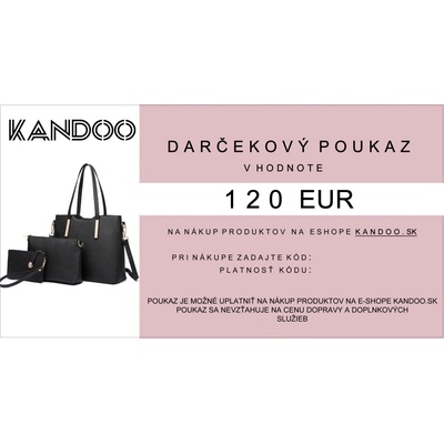 Darčekový poukaz v hodnote 120 EUR
