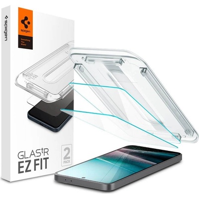 Spigen Стъклен Протектор за Samsung A36, Spigen EZ Fit Glass 2бр. , Прозрачен (AGL09202)