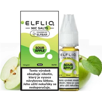ELF LIQ Sour Apple 10 ml 10 mg