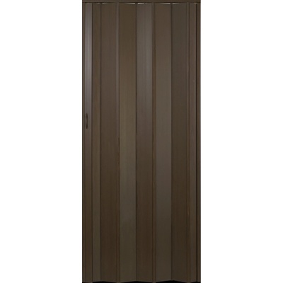 Hopa zhrňovacie dvere Matrix plné orech tmavý 87 x 200 cm