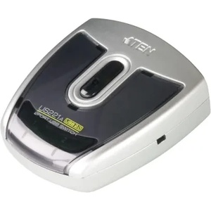 ATEN Превключвател aten us221a, 2 компютъра към 1 usb периферно устройство (aten-us221a-usb) - megamag