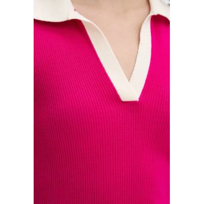 From Future тениска тип пуловер с яка дамска от вълна (WPP02875)