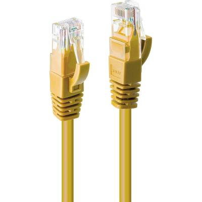 Lindy Пач кабел LINDY 48066, U/UTP, Cat. 6, 7.5m, жълт (48066)