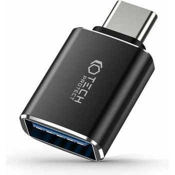 Tech-Protect Преходник Tech-Protect THP1880, от USB C(м) към USB A(ж), черен (THP1880)