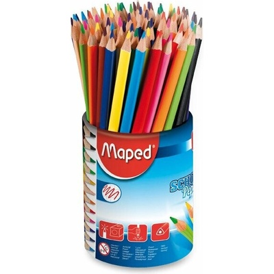 Maped Color'Peps trojhranné pastelky 72 kusov 6 x 12 farieb v dóze