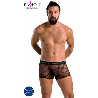 Passion MEN 032 Pánské boxerky James černé – Zboží Dáma