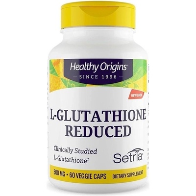 Healthy Origins L-Глутатион, редуциран, 500 mg, 60 капсули, Healthy Origins (41336 HO)