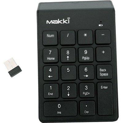 MAKKI цифрова безжична клавиатура MAKKI-KP-001-WL (MAKKI-KP-001-WL)