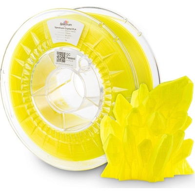 Spectrum PLA Crystal Electric Yellow - 1, 75 mm / 1000 g (80883)