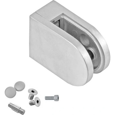 Feldmann Nerezový držiak skla pre zábradlia - model 13 na hranol, AISI 316 brus