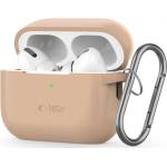 Tech-protect SILICONE HOOK APPLE AIRPODS PRO 1 / 2 Cafe Latte (5906302313280)