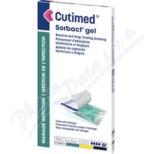 Cutimed Sorbact Gel 7.5 x 15 cm antimikrob.krytí 10 ks