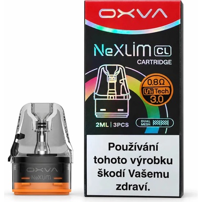 OXVA NeXLIM CRC Cartridge 0,8 ohm 4 ml 3 ks – Hledejceny.cz